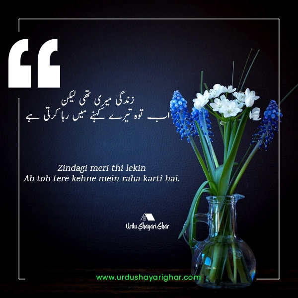 Zindagi Poetry about Life in Urdu