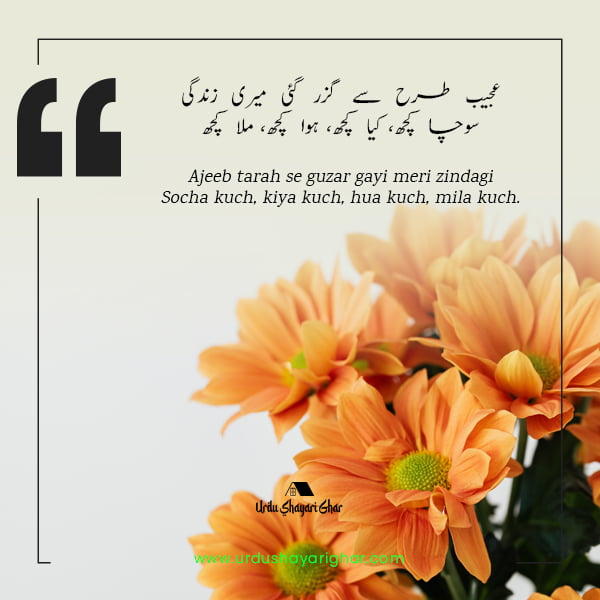 shehri aur dehati zindagi poetry in urdu