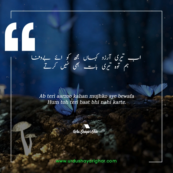 Urdu Poetry on Aarzoo