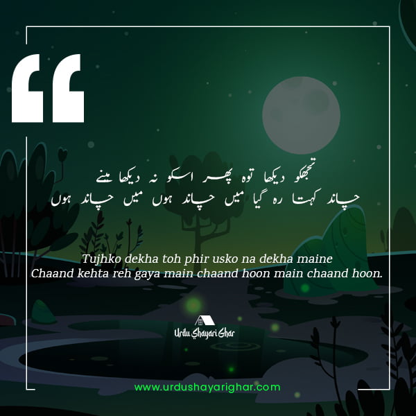 poetry on moon in urdu